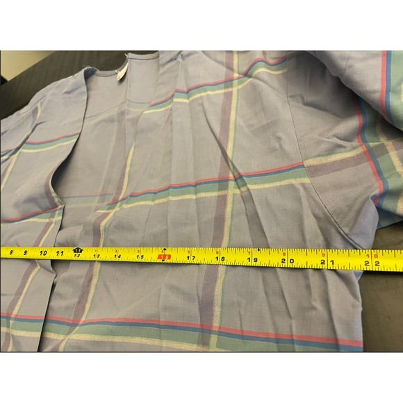 Vintage Scrub Jacket - Ribbed Sleeves-Snap Front- Sz S - Picture 6 of 8